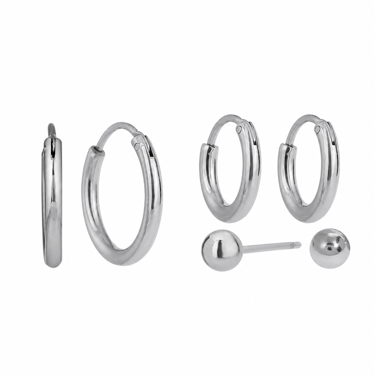 Comprar Set Aretes Ophélie Plata en Joyería Chabacano