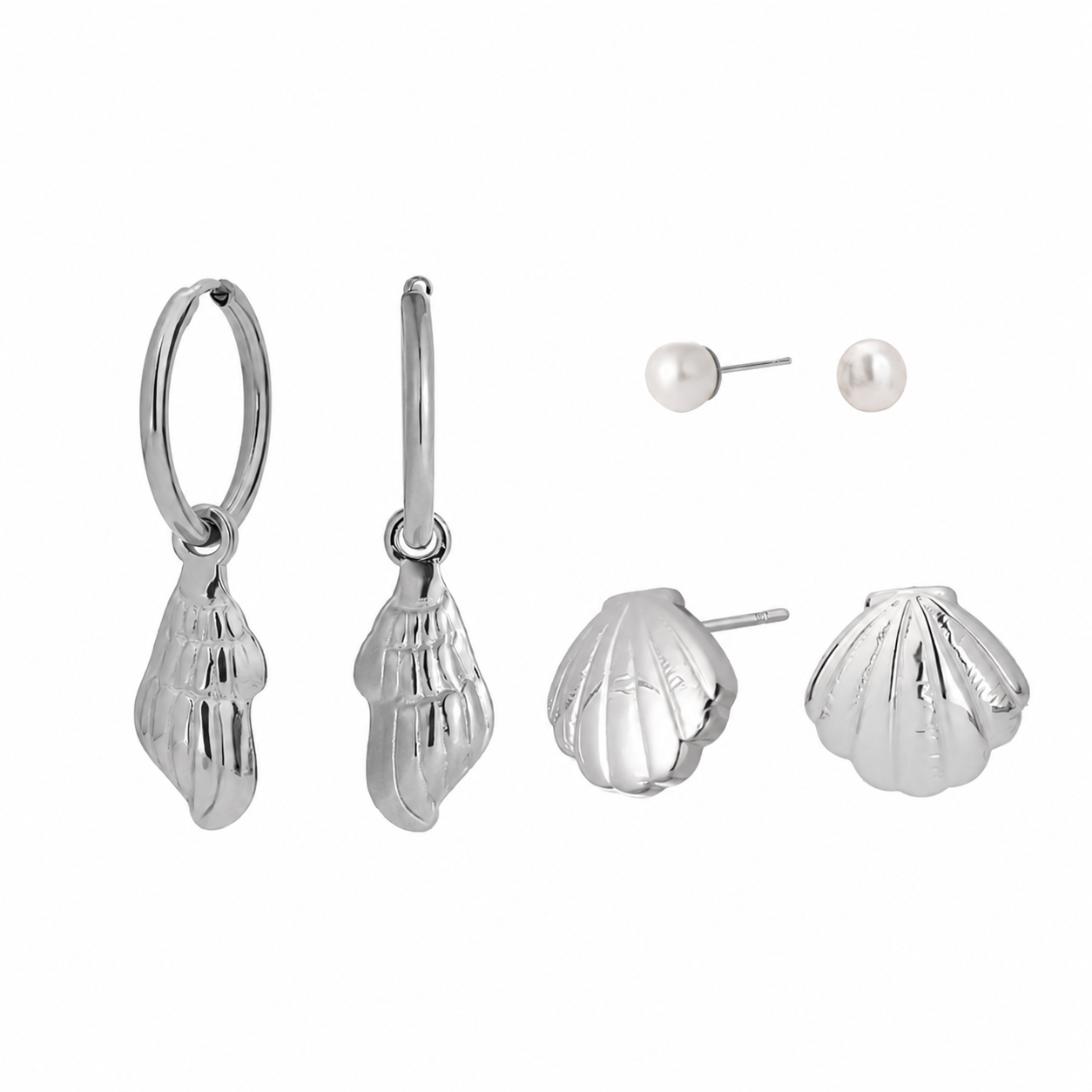 Comprar Set Aretes Arisel Plata en Joyería Chabacano