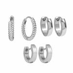 Comprar Set Aretes Beka Plata en Joyería Chabacano