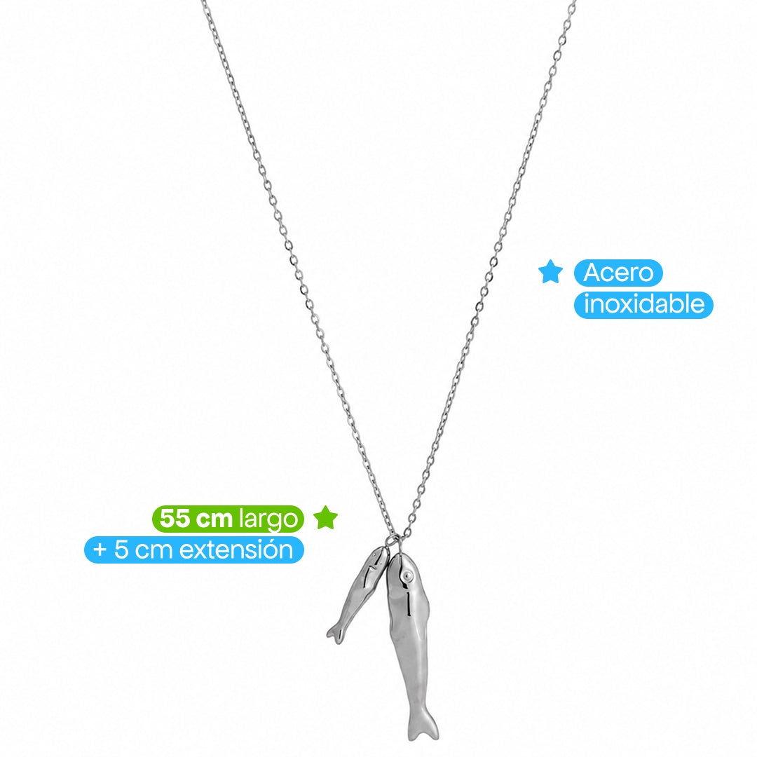 Comprar Collar Luvia Plata en Joyería Chabacano