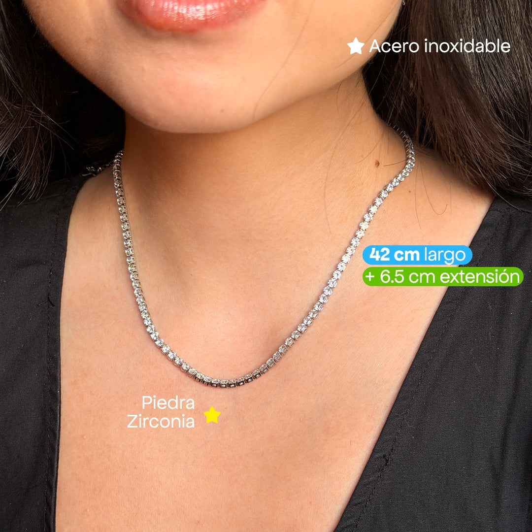 Comprar Collar Magnolia Plata en Joyería Chabacano