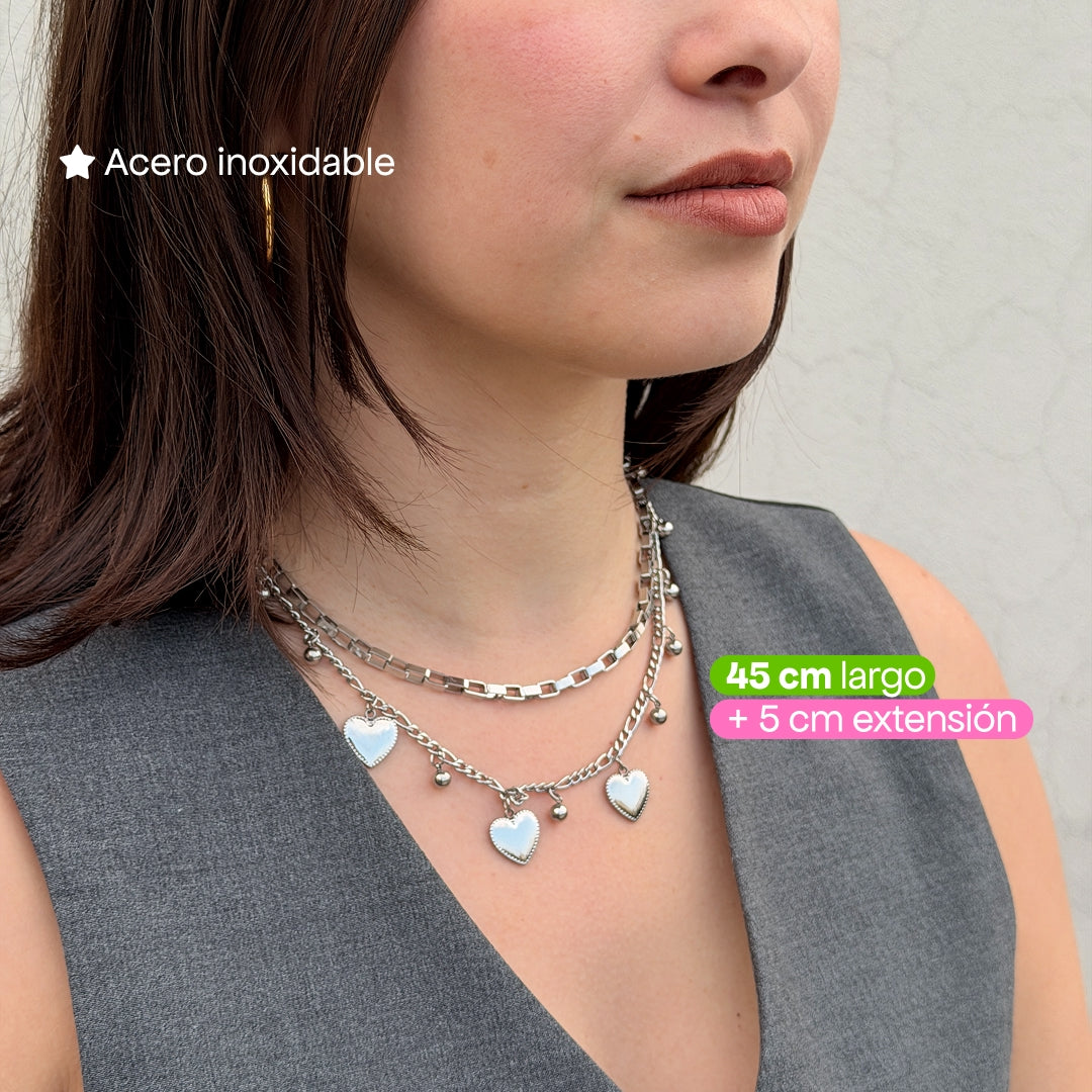 Comprar Collar Malva Plata en Joyería Chabacano