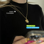 Comprar Collar Trebol en Joyería Chabacano