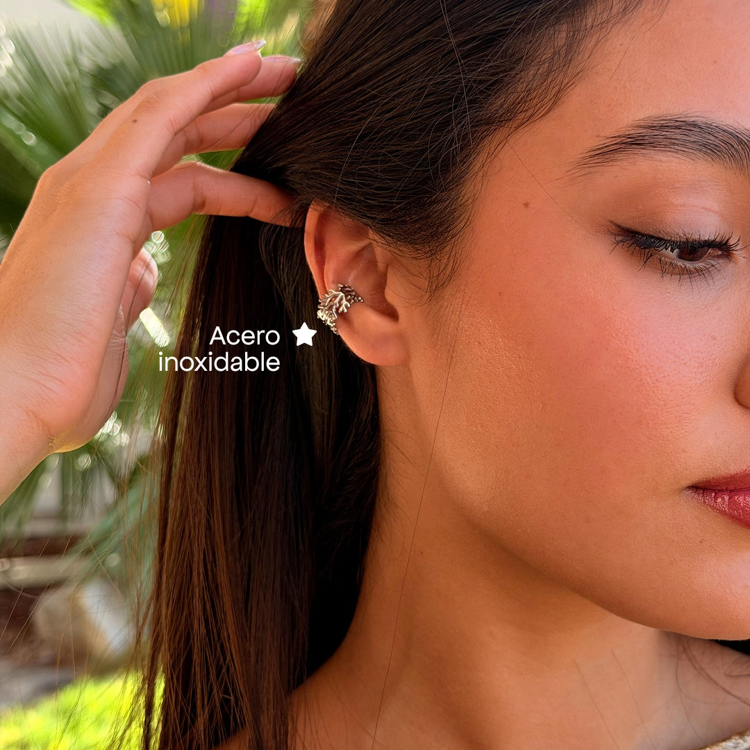 Comprar Ear Cuff Fern Plata en Joyería Chabacano