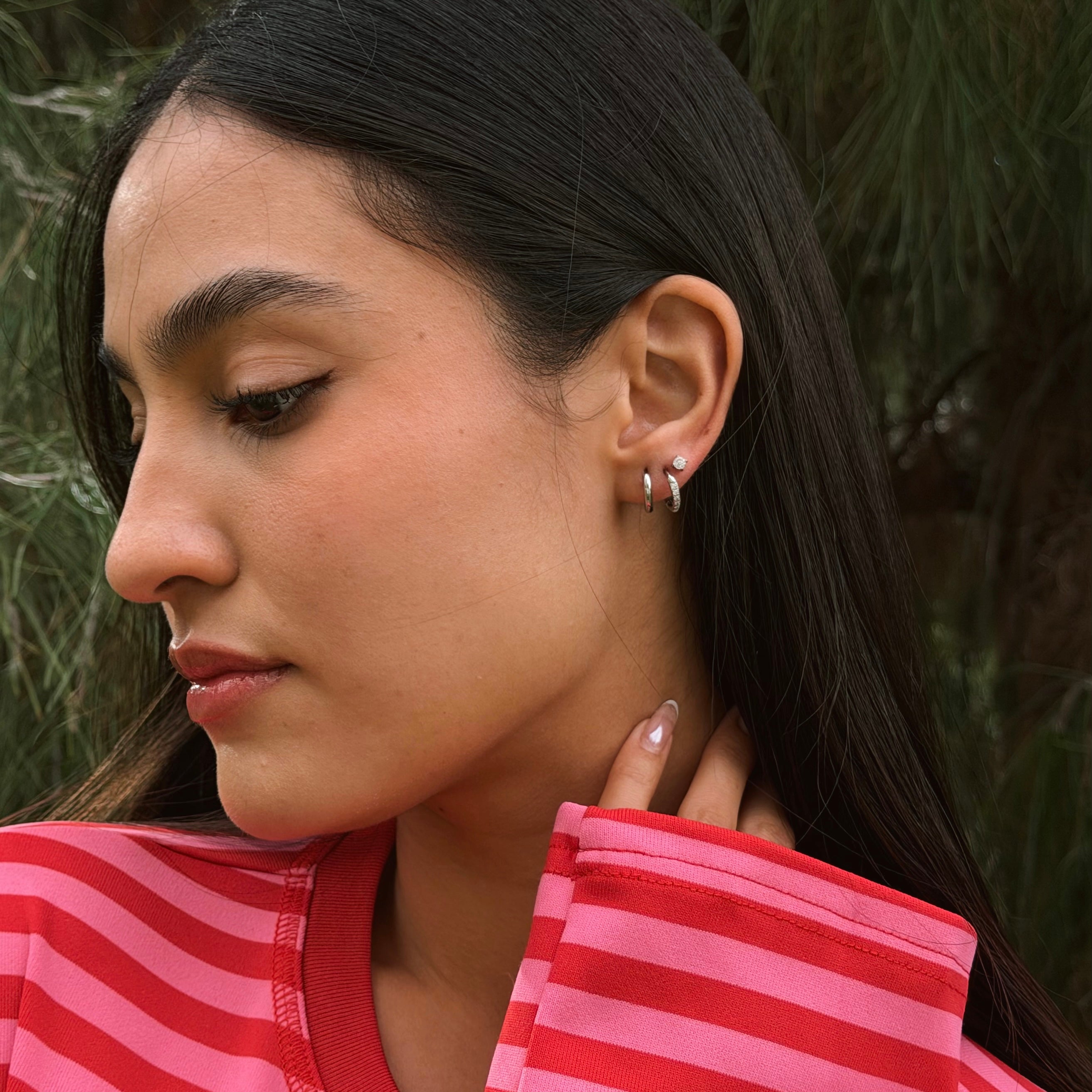 Comprar Set Aretes Classy Plata en Joyería Chabacano