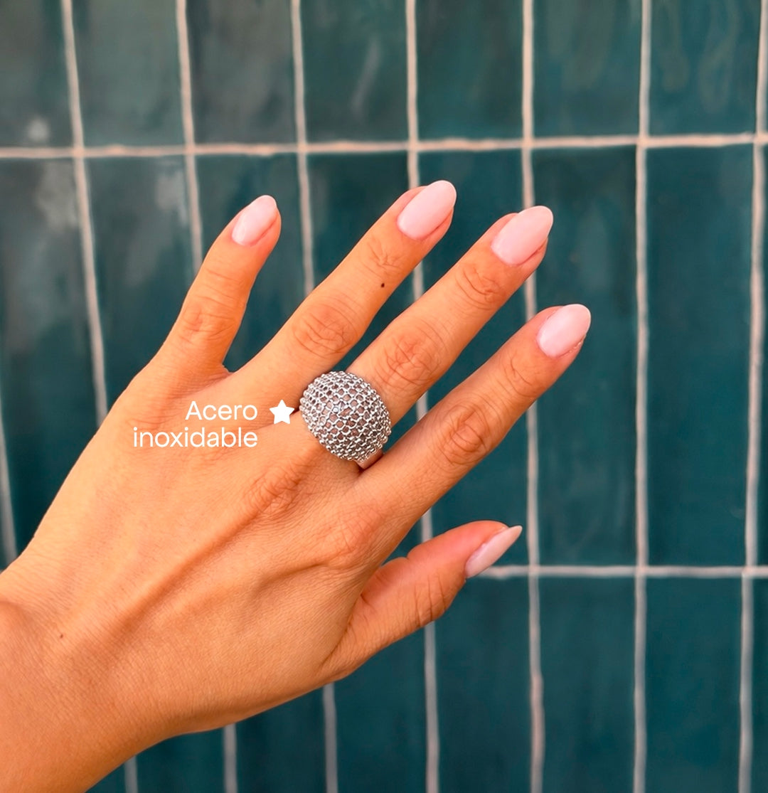 Comprar Anillo Hattie Plata en Joyería Chabacano
