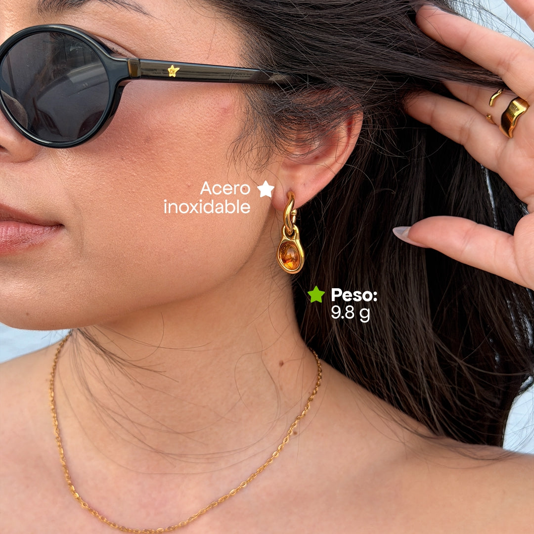 Comprar Aretes Mocha en Joyería Chabacano