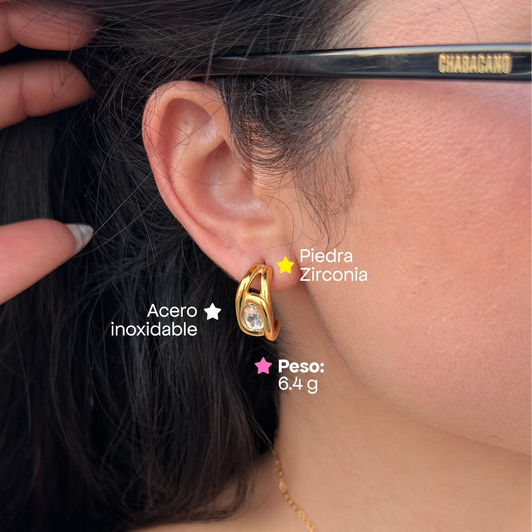 Comprar Aretes Hatty en Joyería Chabacano