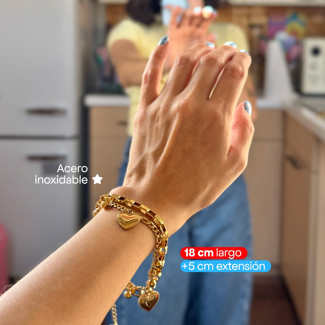 Comprar Pulsera de Corazón en Joyería Chabacano
