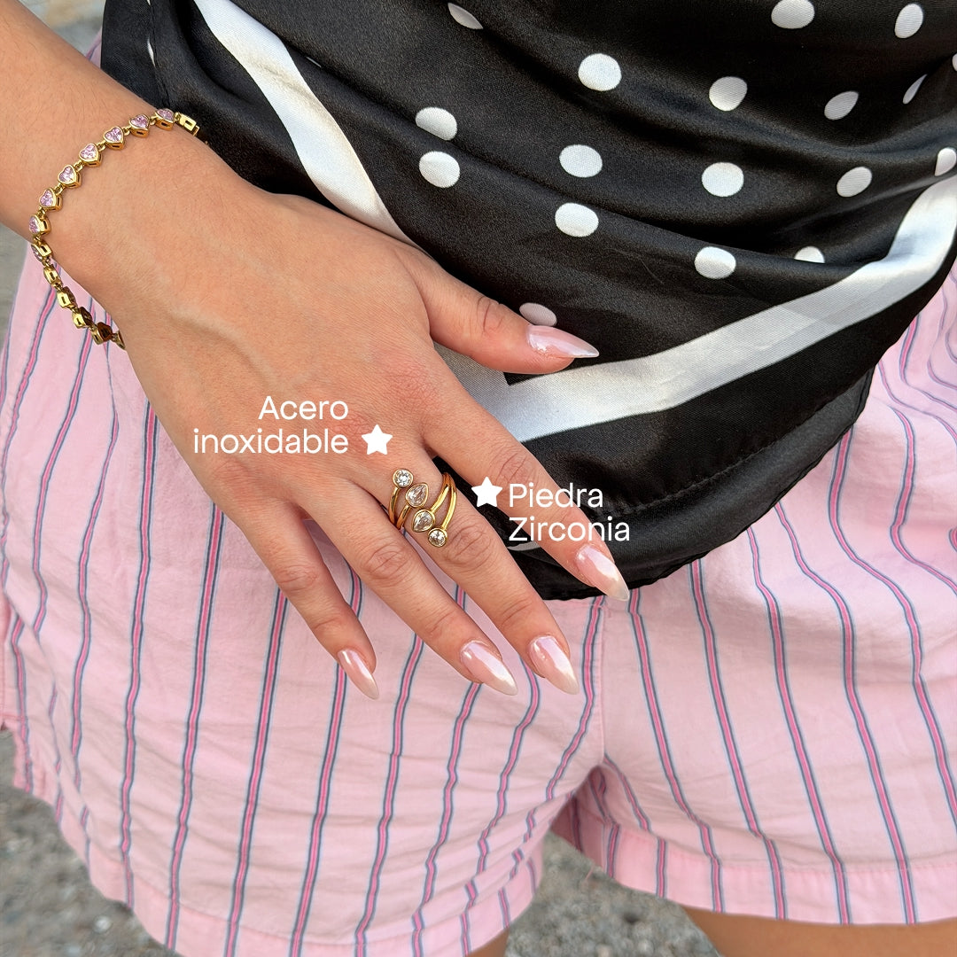 Comprar Anillo Ajustable Adelina en Joyería Chabacano