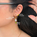 Comprar Aretes Fatima Pear en Joyería Chabacano