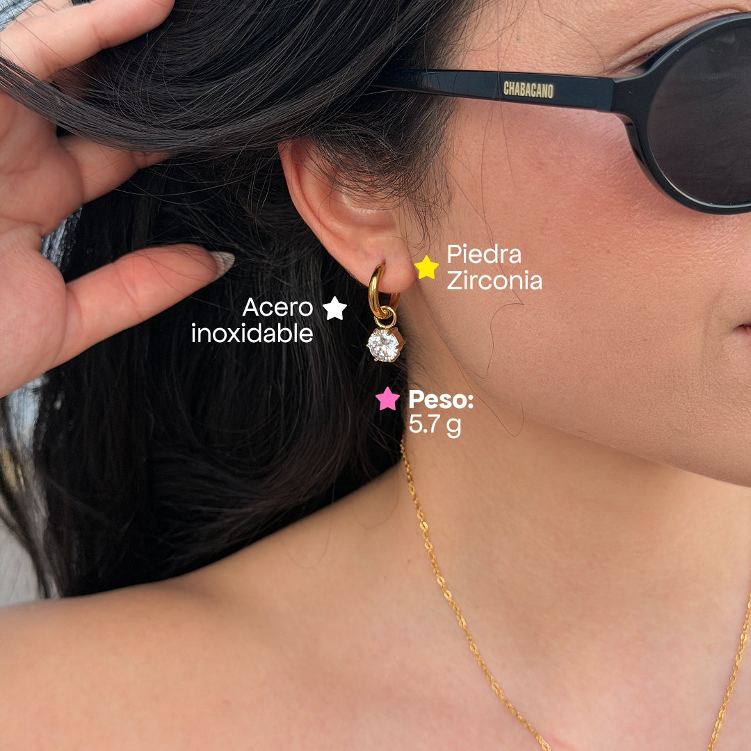 Comprar Aretes Fatima en Joyería Chabacano