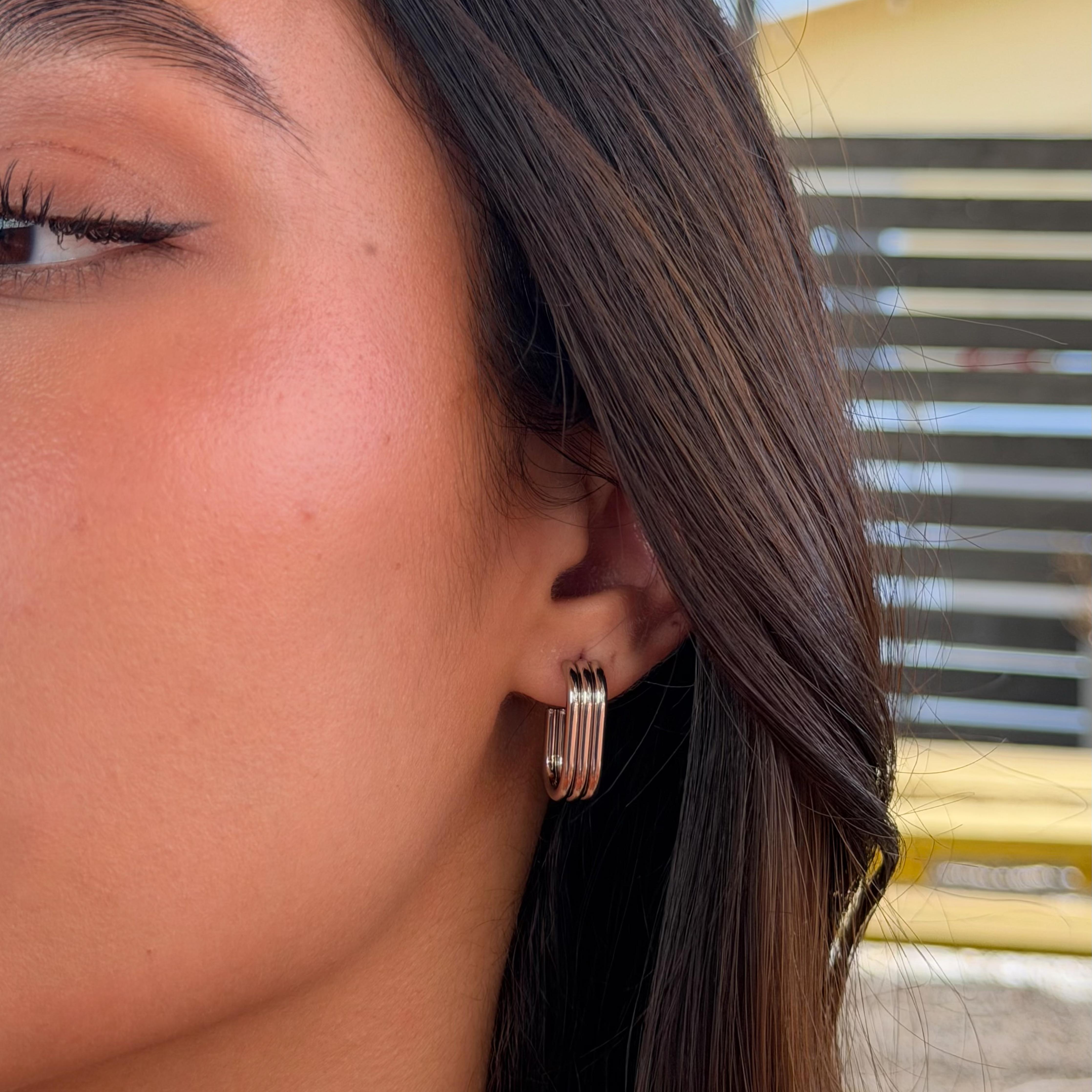 Comprar Aretes Thalia Plata en Joyería Chabacano
