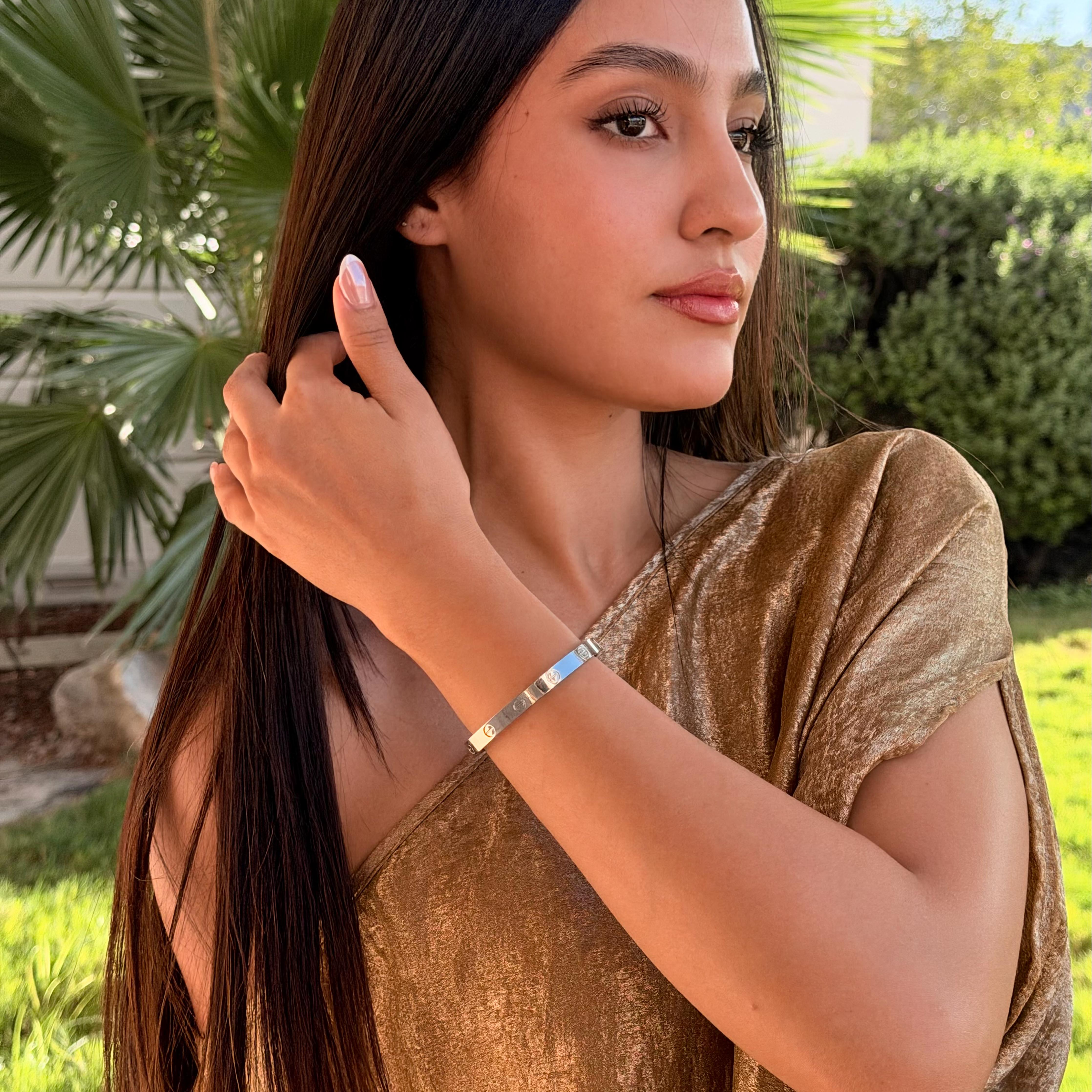 Comprar Brazalete Carlota Plata en Joyería Chabacano