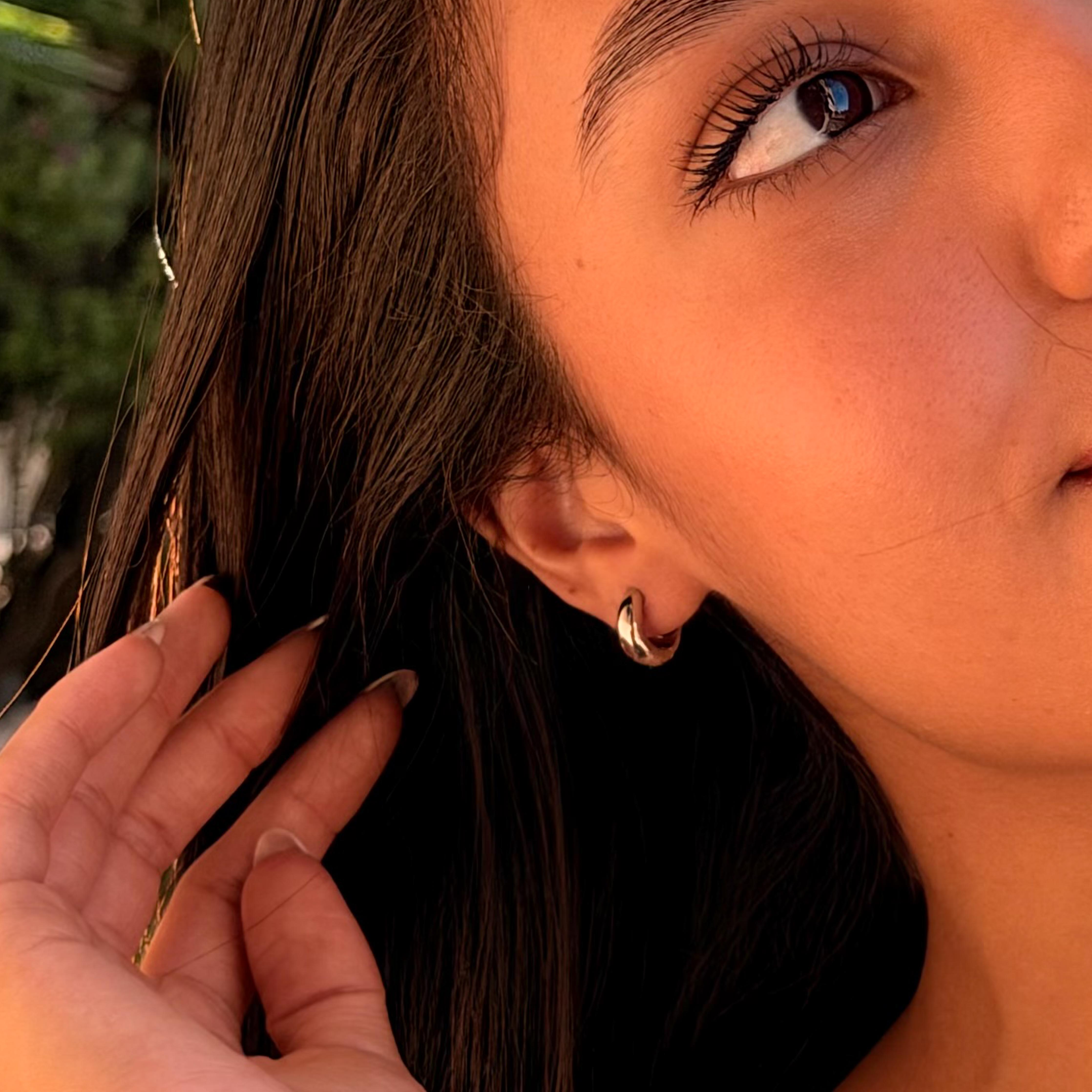 Comprar Aretes Quinn Plata en Joyería Chabacano