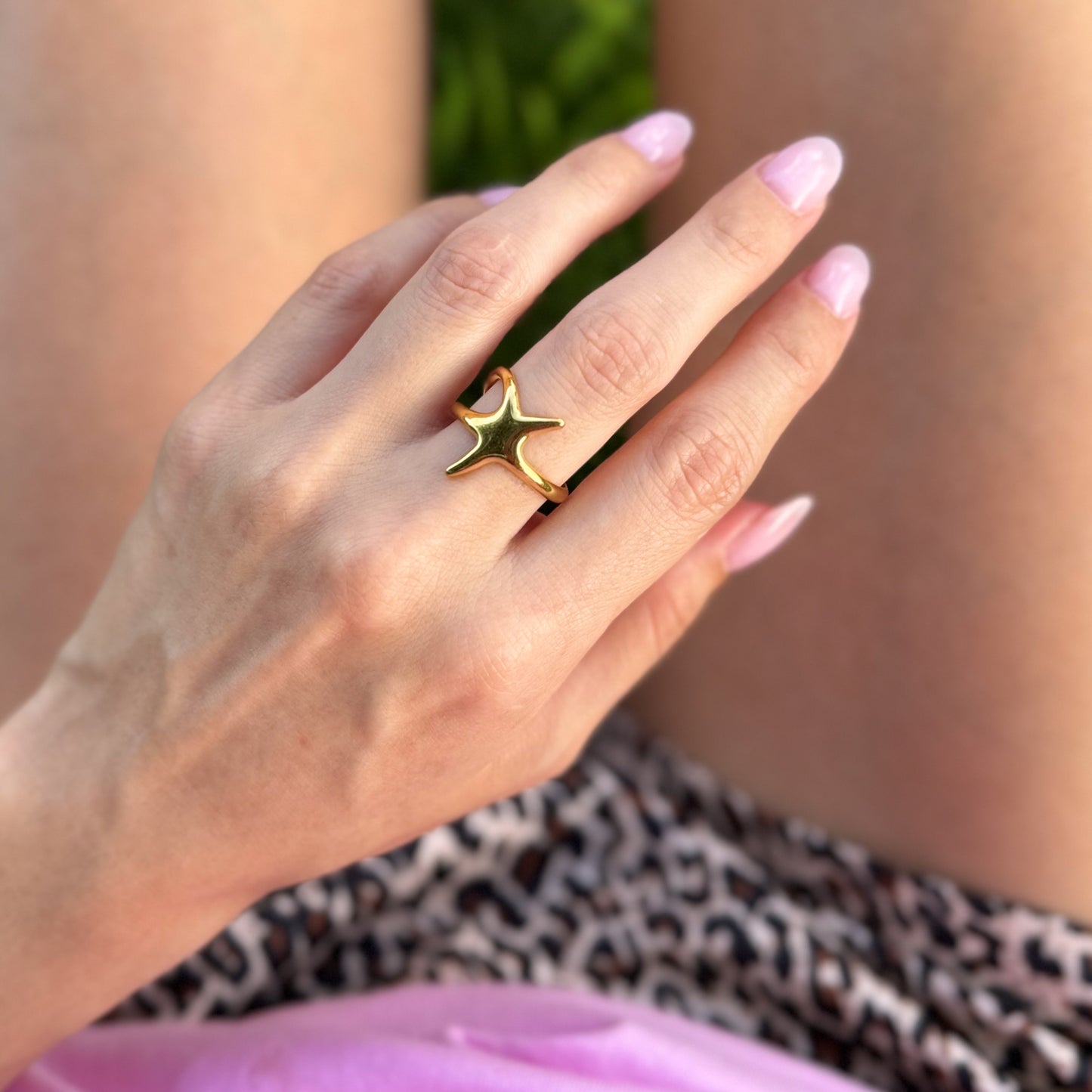 Anillo Ajustable Starfish