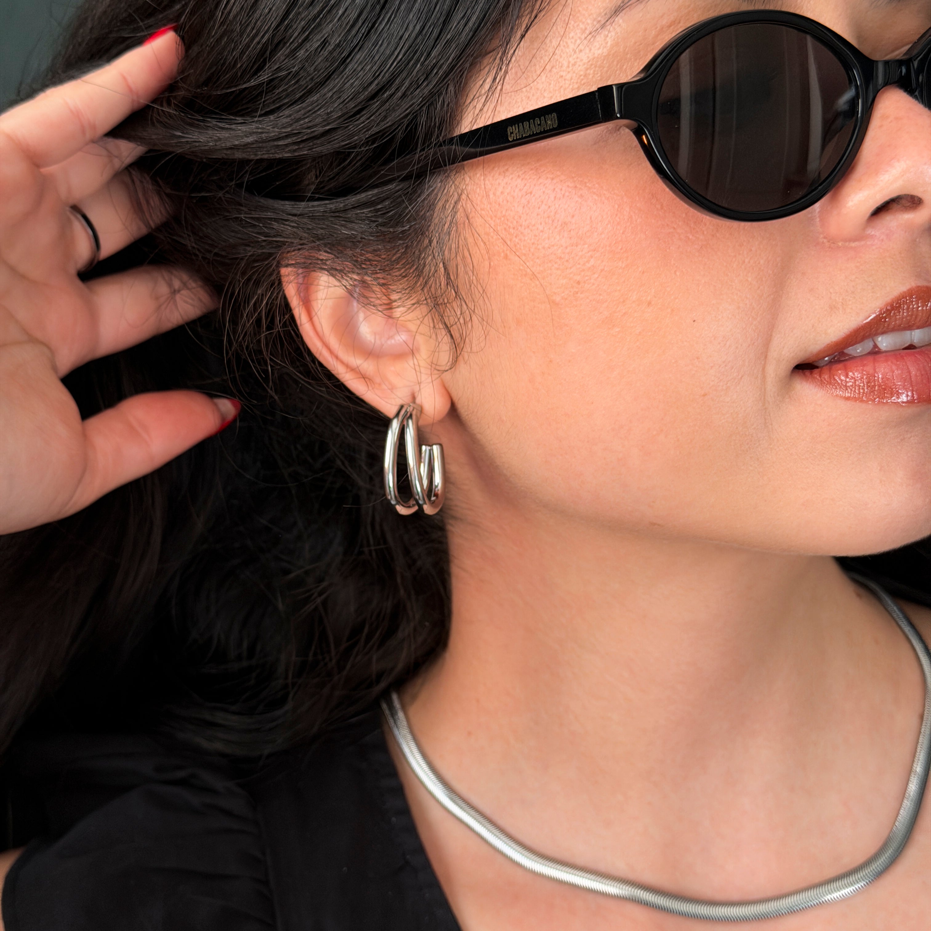 Comprar Aretes Jaydy Plata en Joyería Chabacano