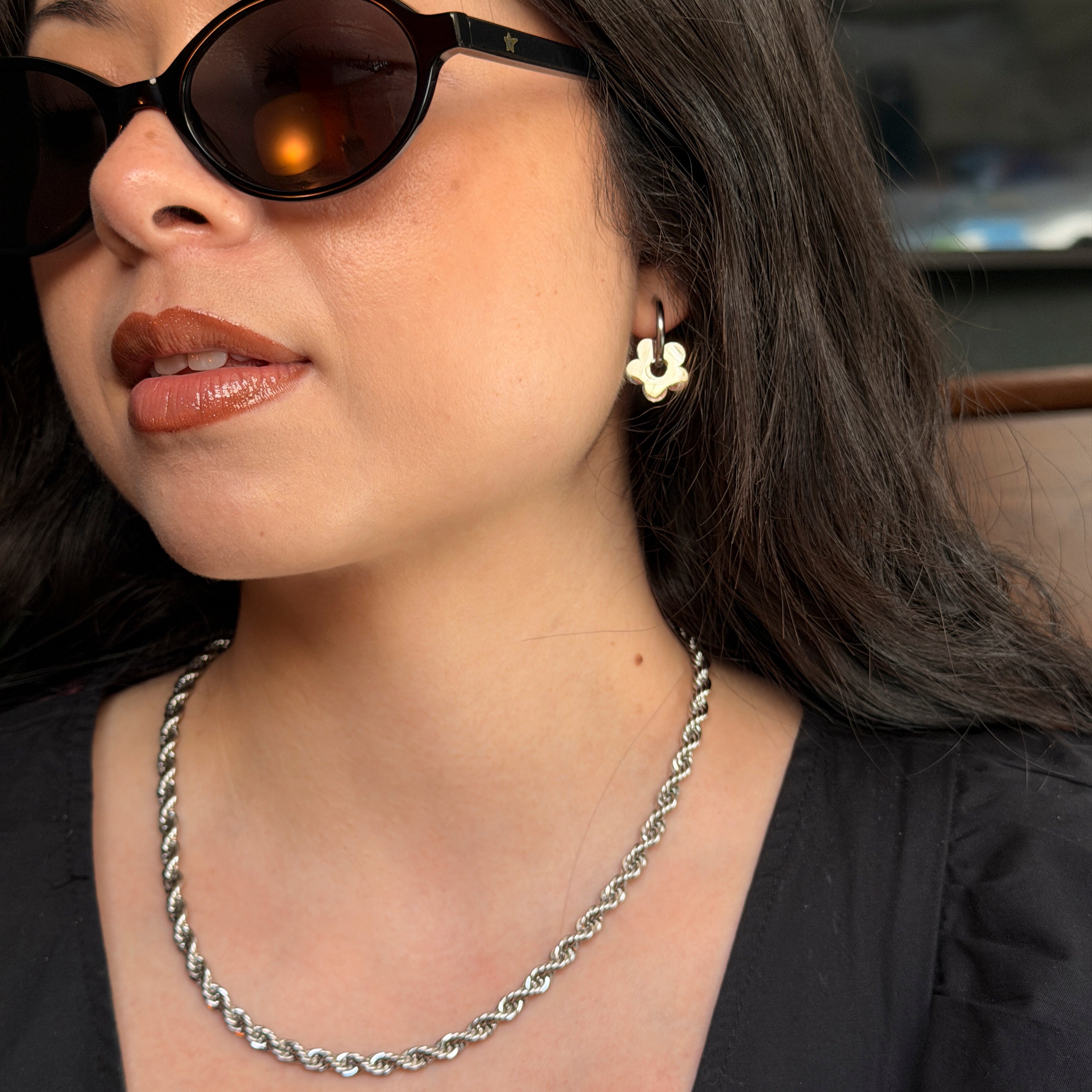 Comprar Aretes Groovy Plata en Joyería Chabacano