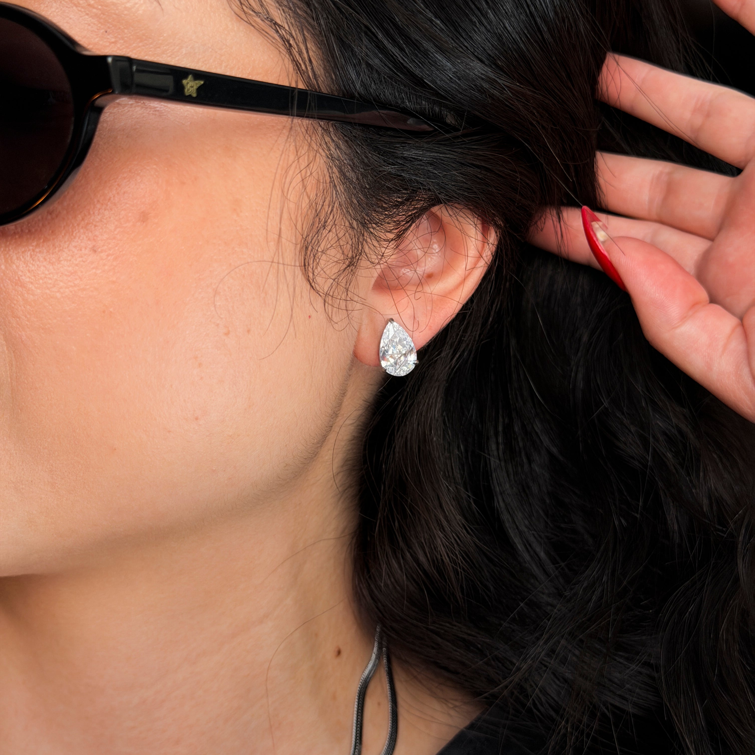 Comprar Aretes Lilia Plata en Joyería Chabacano