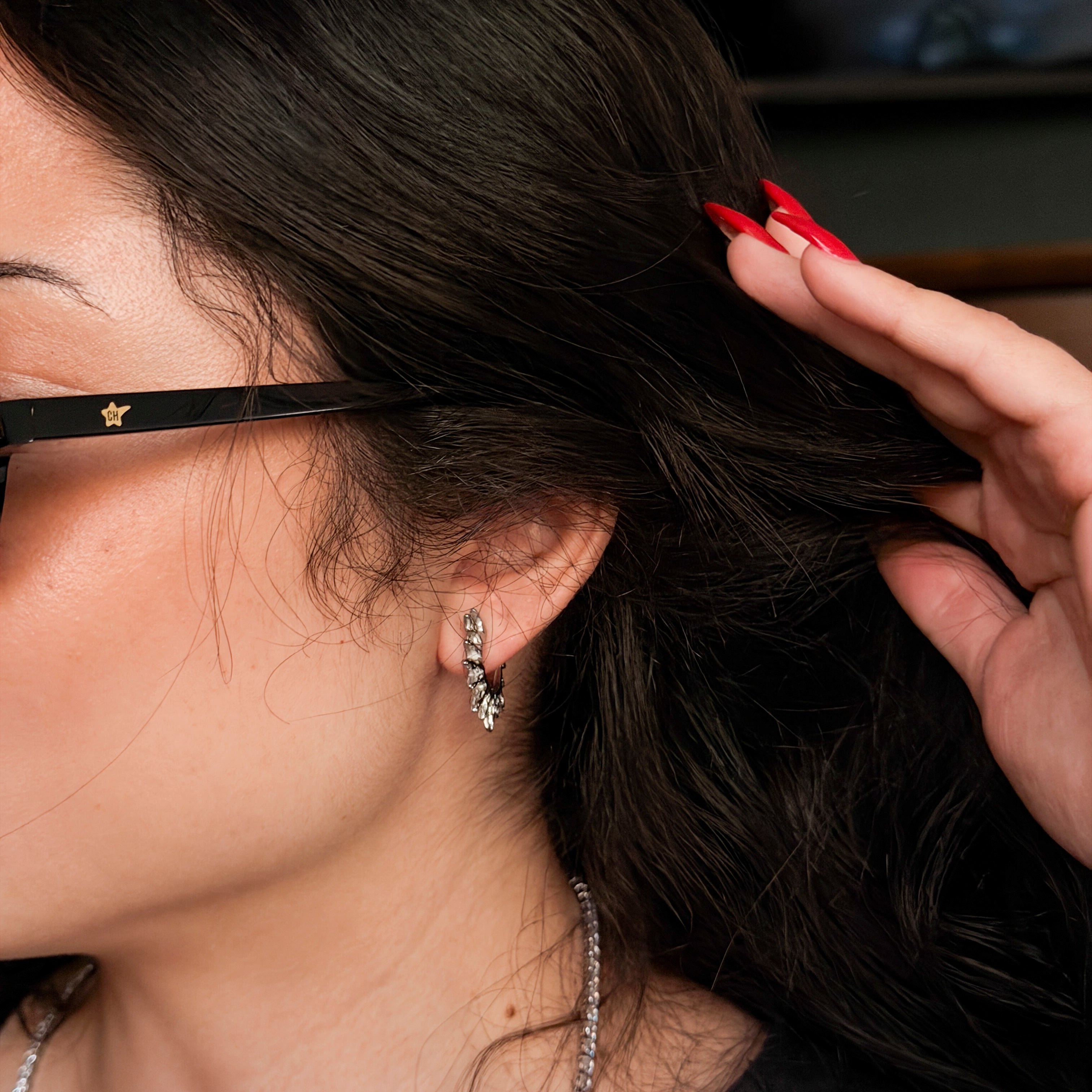 Comprar Aretes Heat Plata en Joyería Chabacano