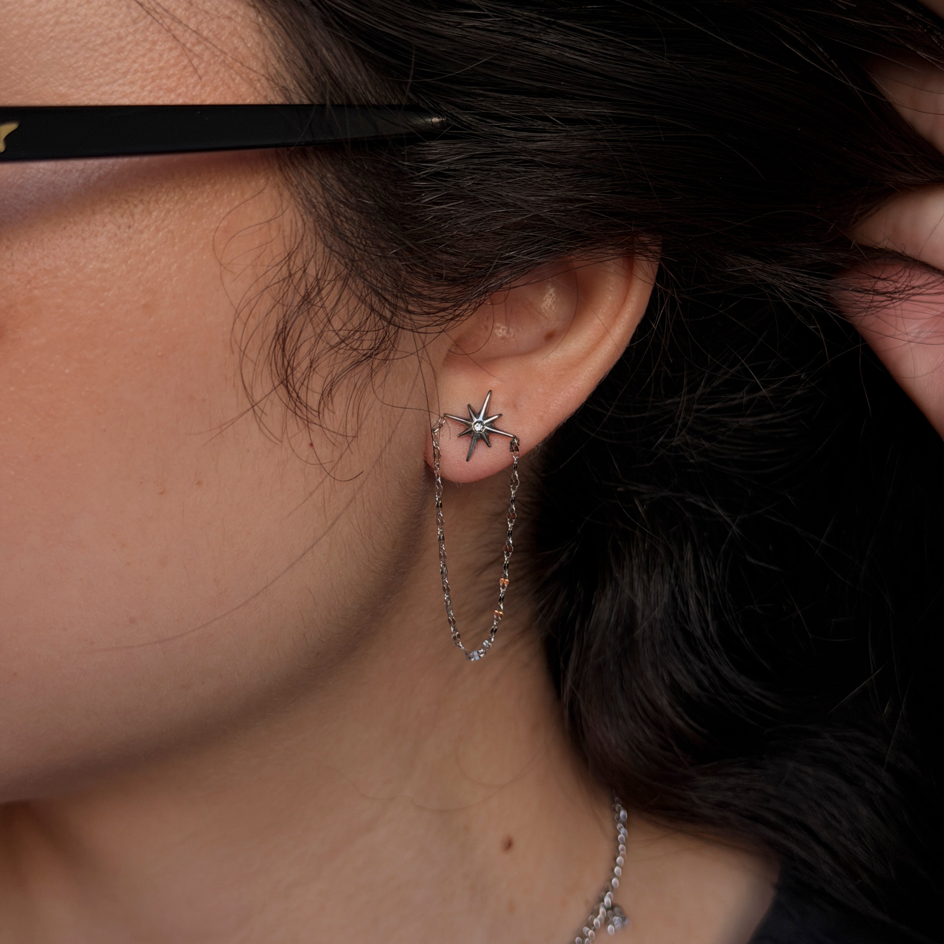Comprar Aretes Zena Plata en Joyería Chabacano