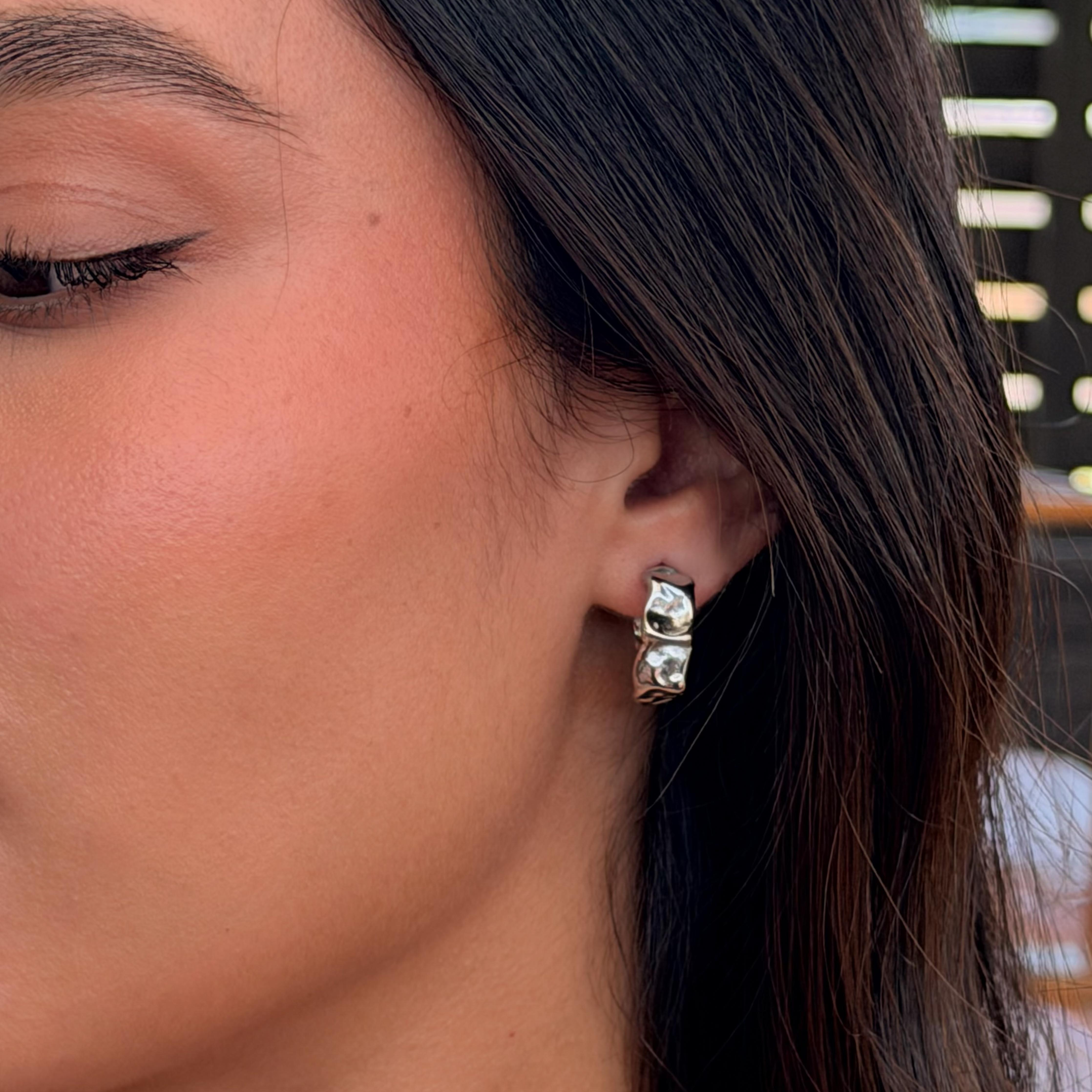 Comprar Aretes Devon Plata en Joyería Chabacano