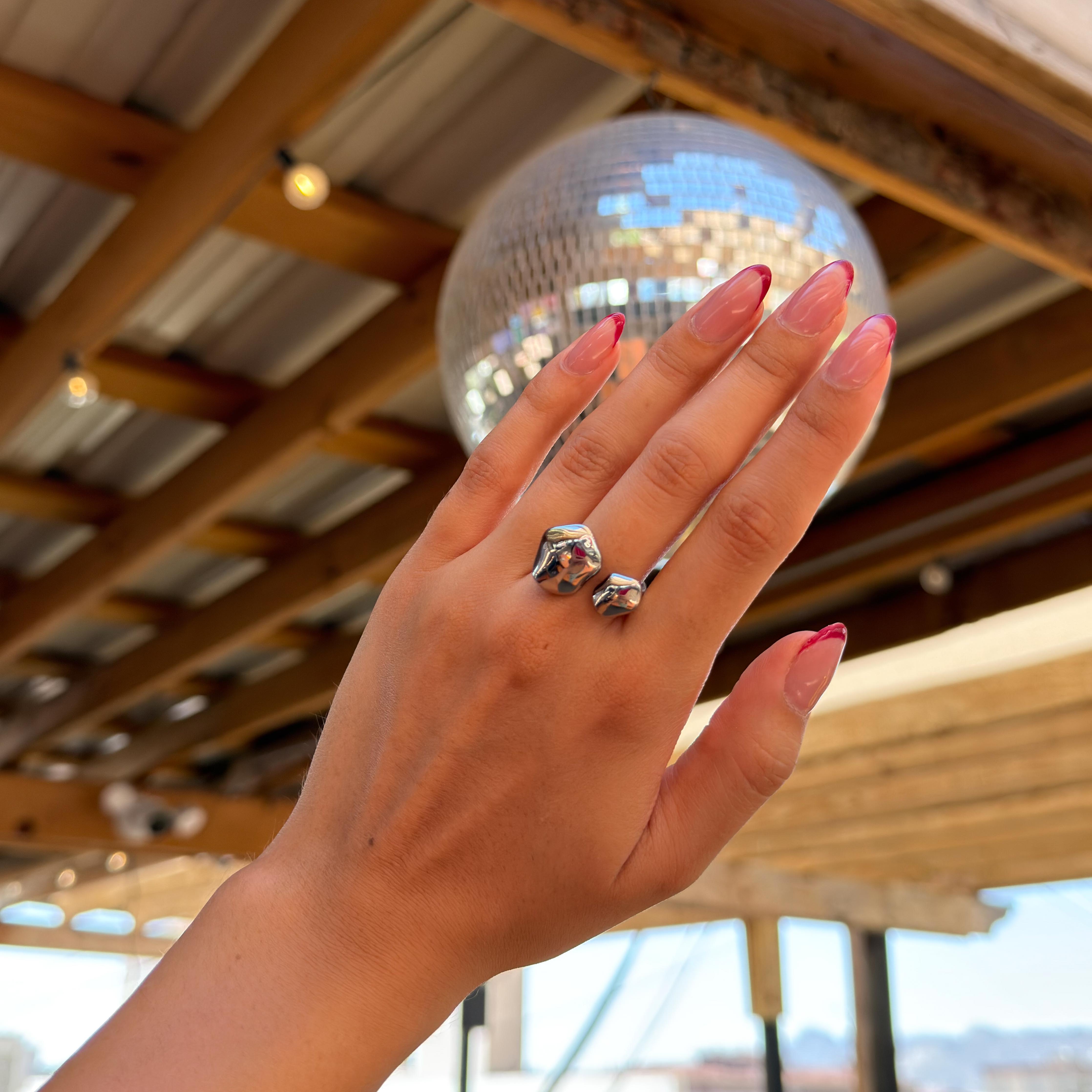 Comprar Anillo Ajustable Platina en Joyería Chabacano