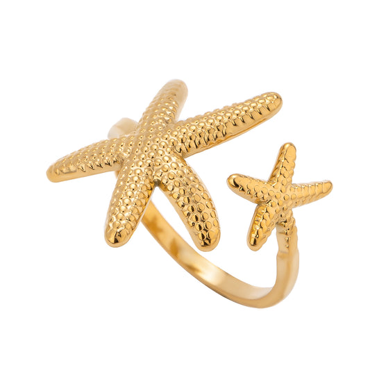 Anillo Ajustable Starfish double