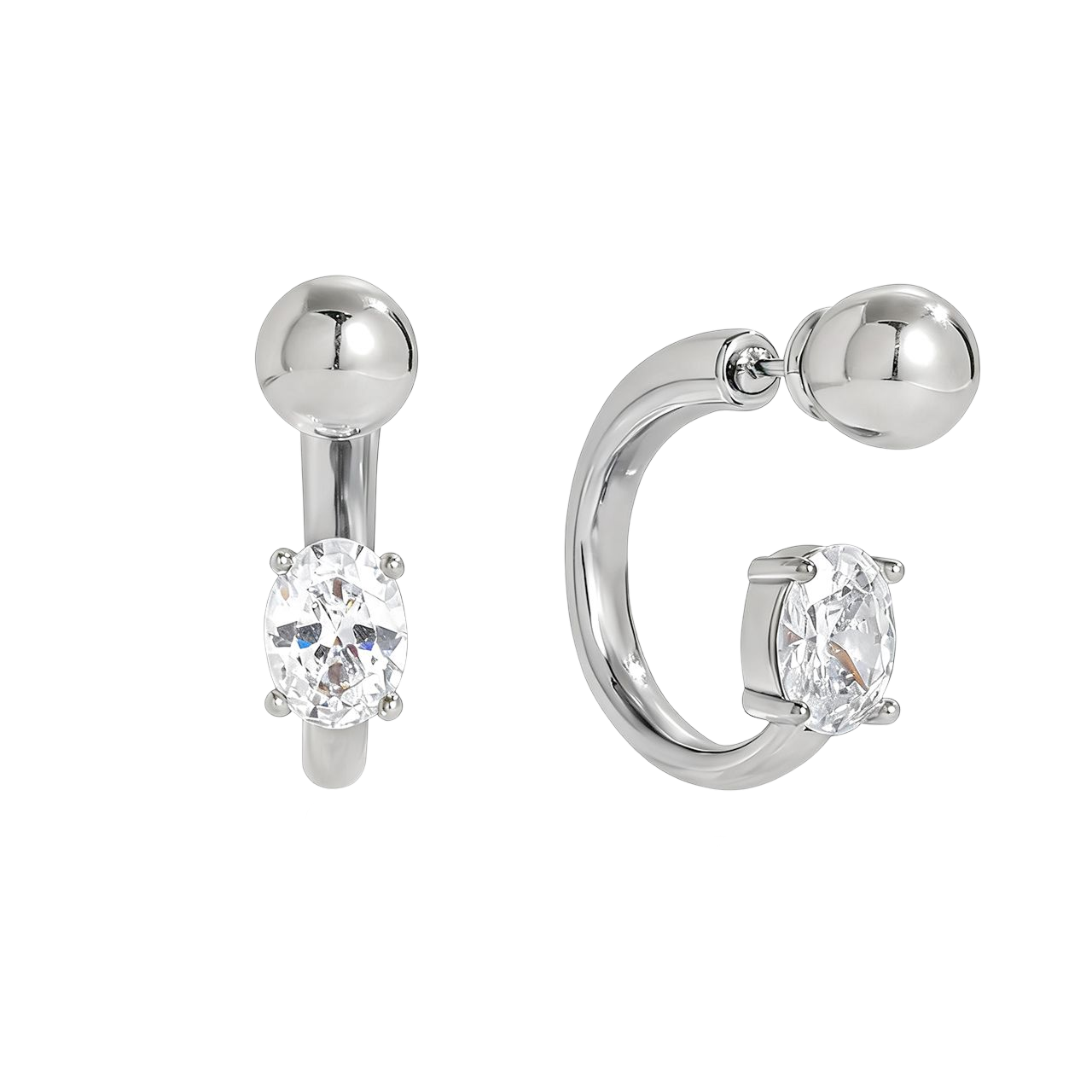Comprar Aretes Mercy Plata en Joyería Chabacano