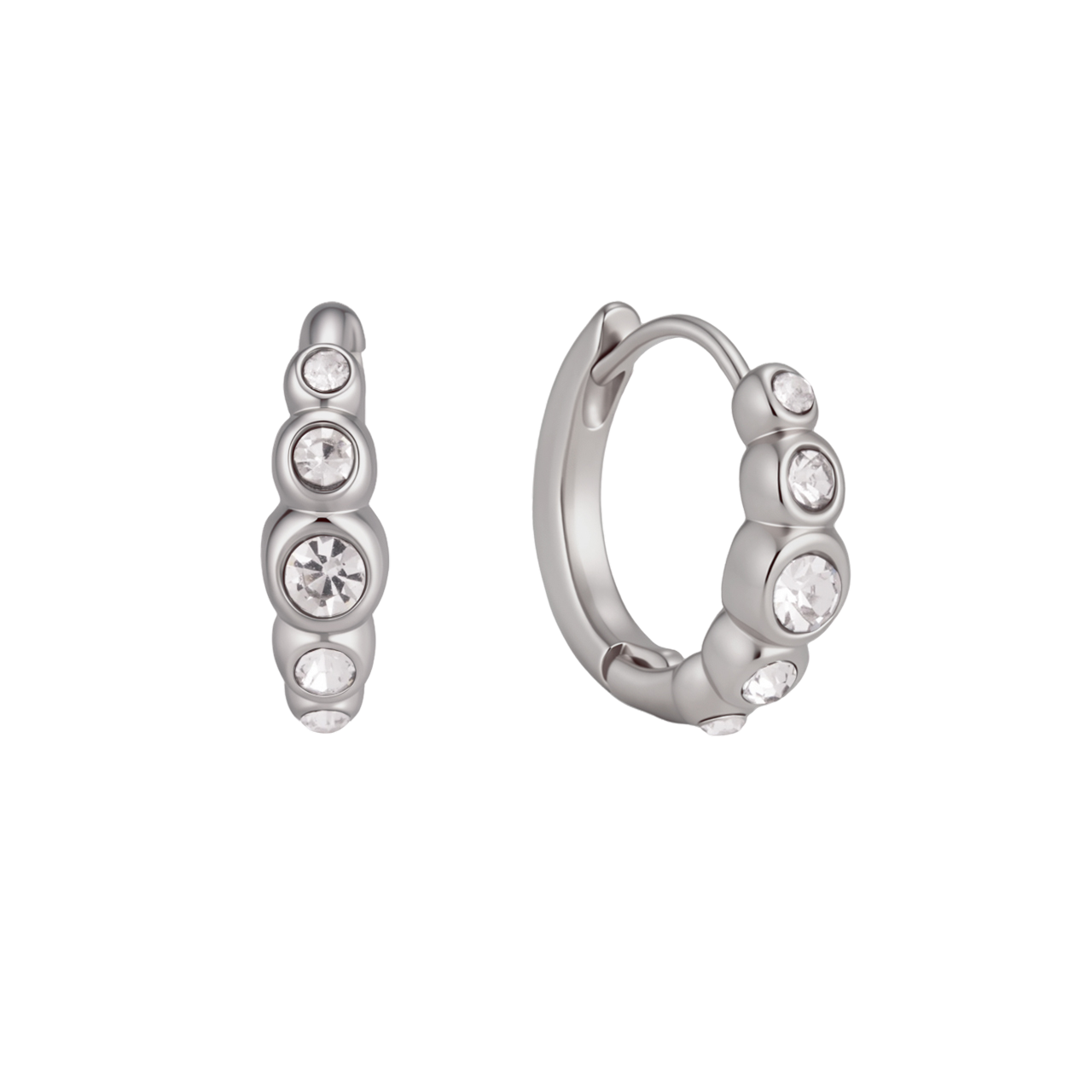 Comprar Aretes Bimba Plata en Joyería Chabacano