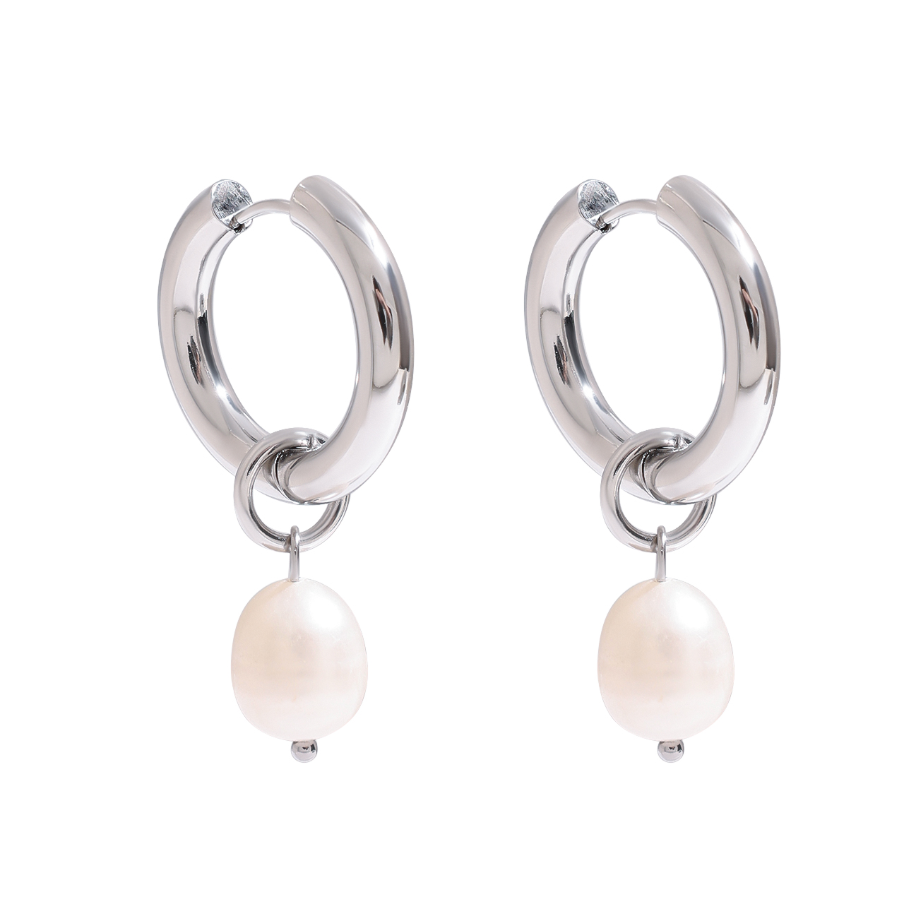 Comprar Aretes Nacar Plata en Joyería Chabacano