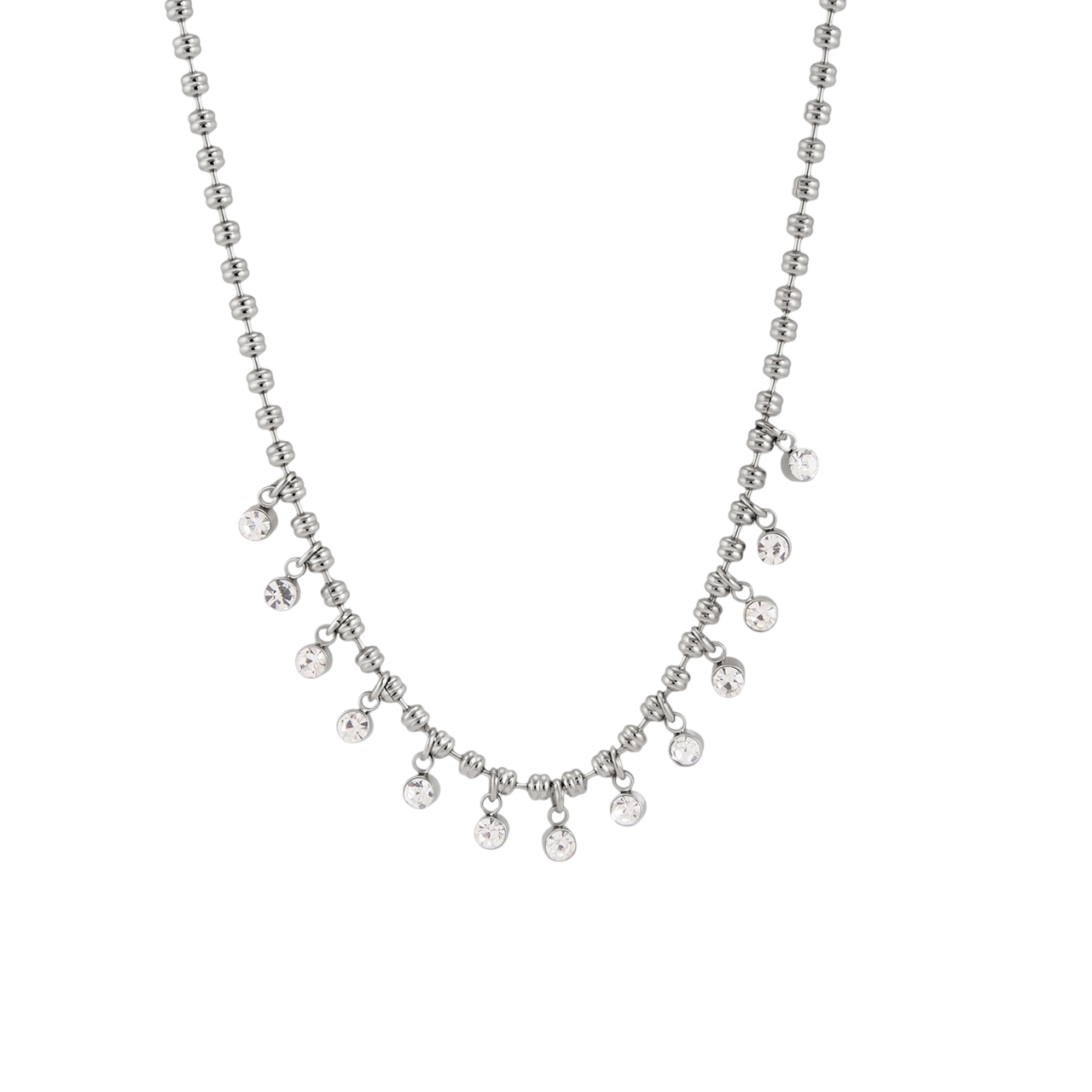 Comprar Collar Amelie Plata en Joyería Chabacano
