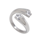 Comprar Anillo Ajustable Petra Plata en Joyería Chabacano