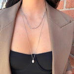 Comprar Collar Marisela Plata en Joyería Chabacano