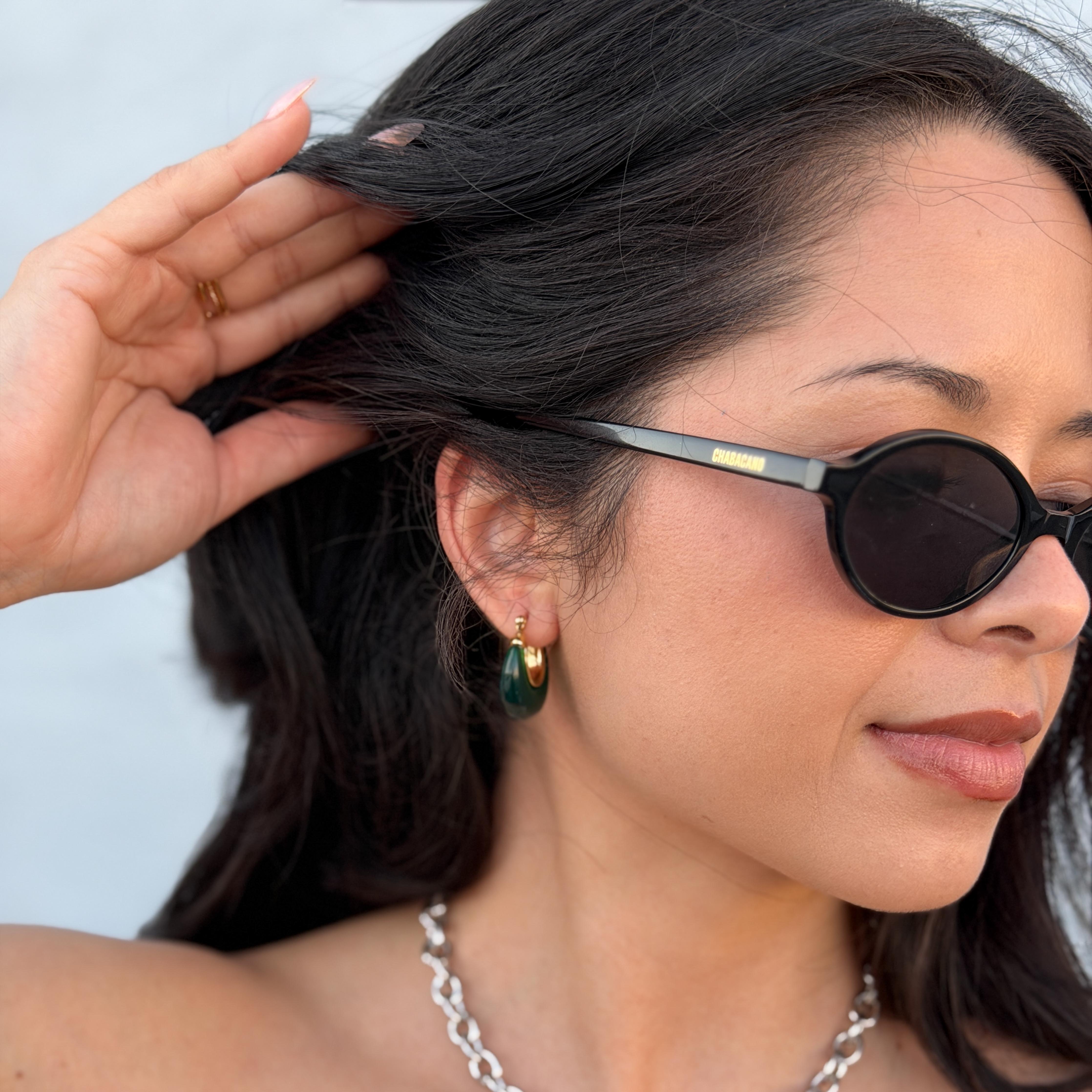 Comprar Aretes Hazel Verdes en Joyería Chabacano