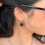 Comprar Aretes Hazel Verdes en Joyería Chabacano