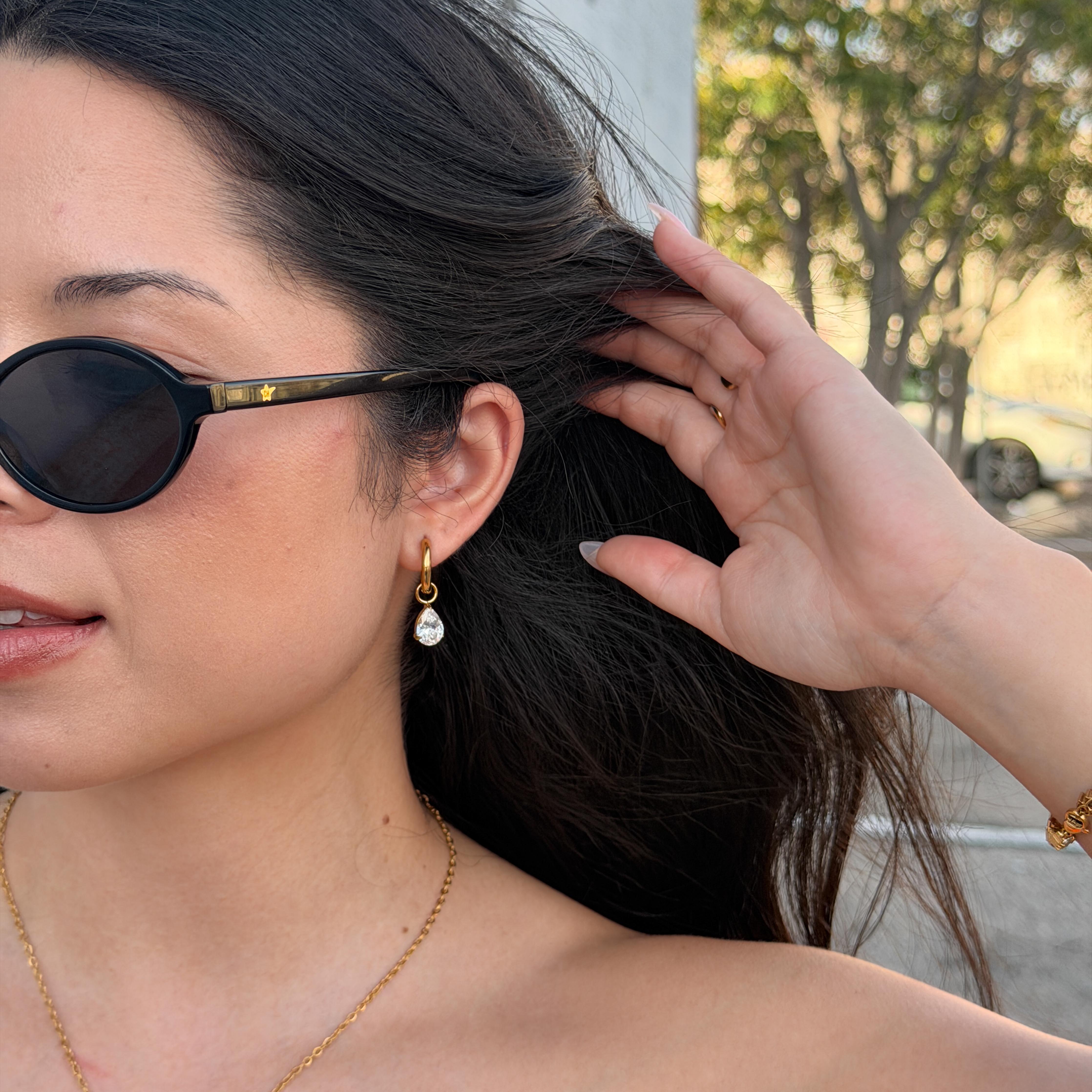 Comprar Aretes Fatima Pear en Joyería Chabacano