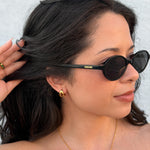 Comprar Aretes Rue Dorados en Joyería Chabacano