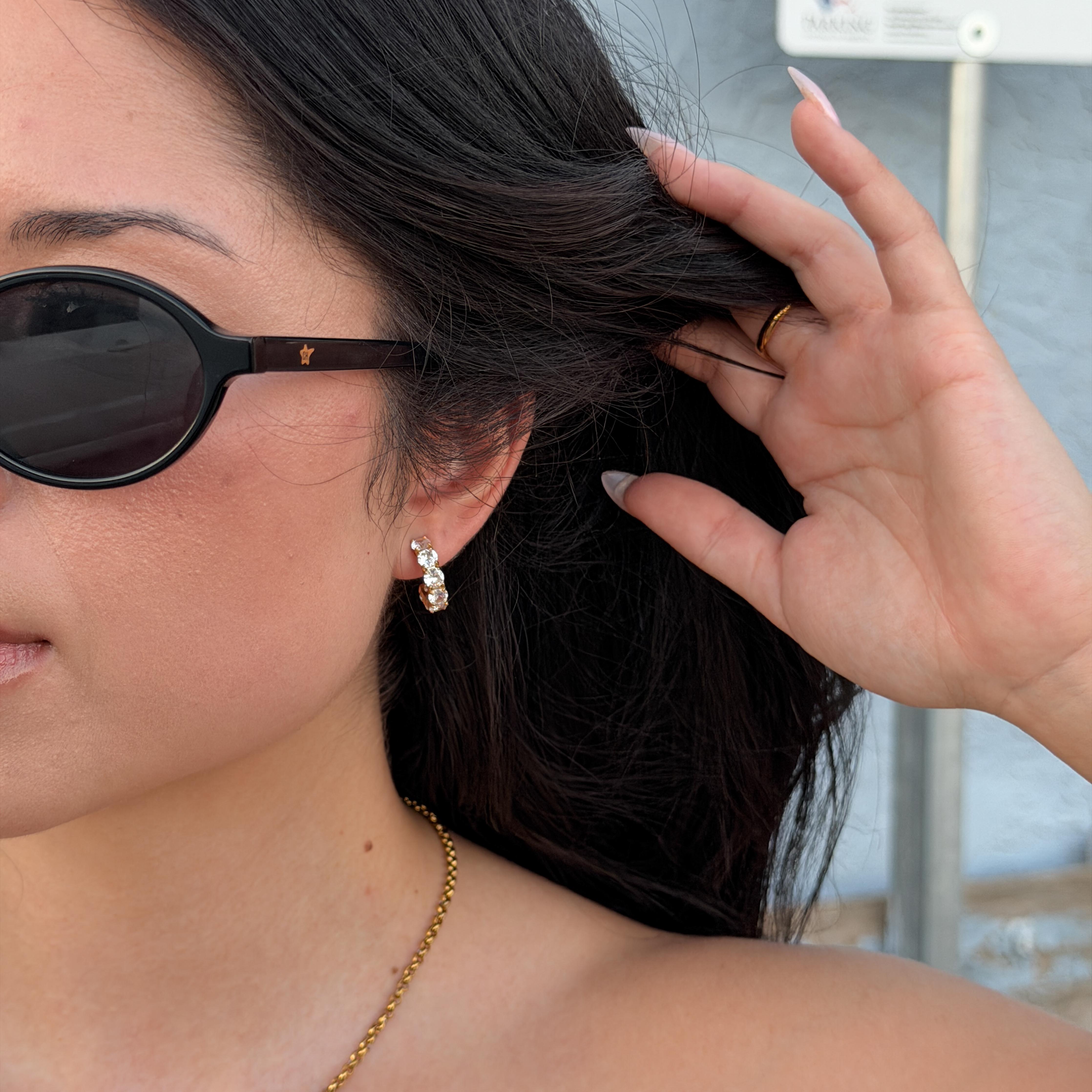 Comprar Aretes Misty Oro en Joyería Chabacano