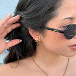 Comprar Aretes Lux Dorado en Joyería Chabacano