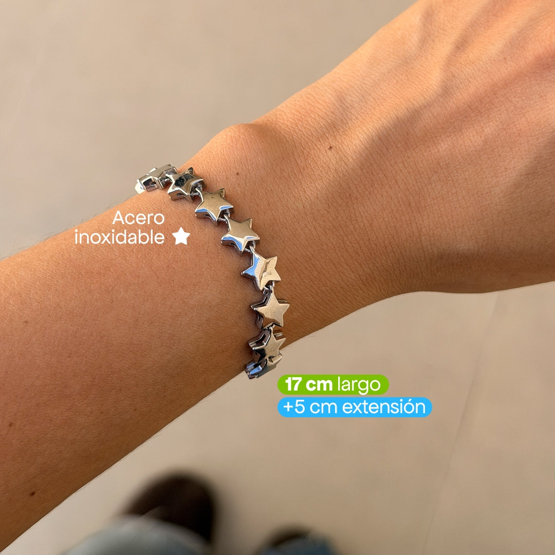 Comprar Pulsera Star Plata en Joyería Chabacano