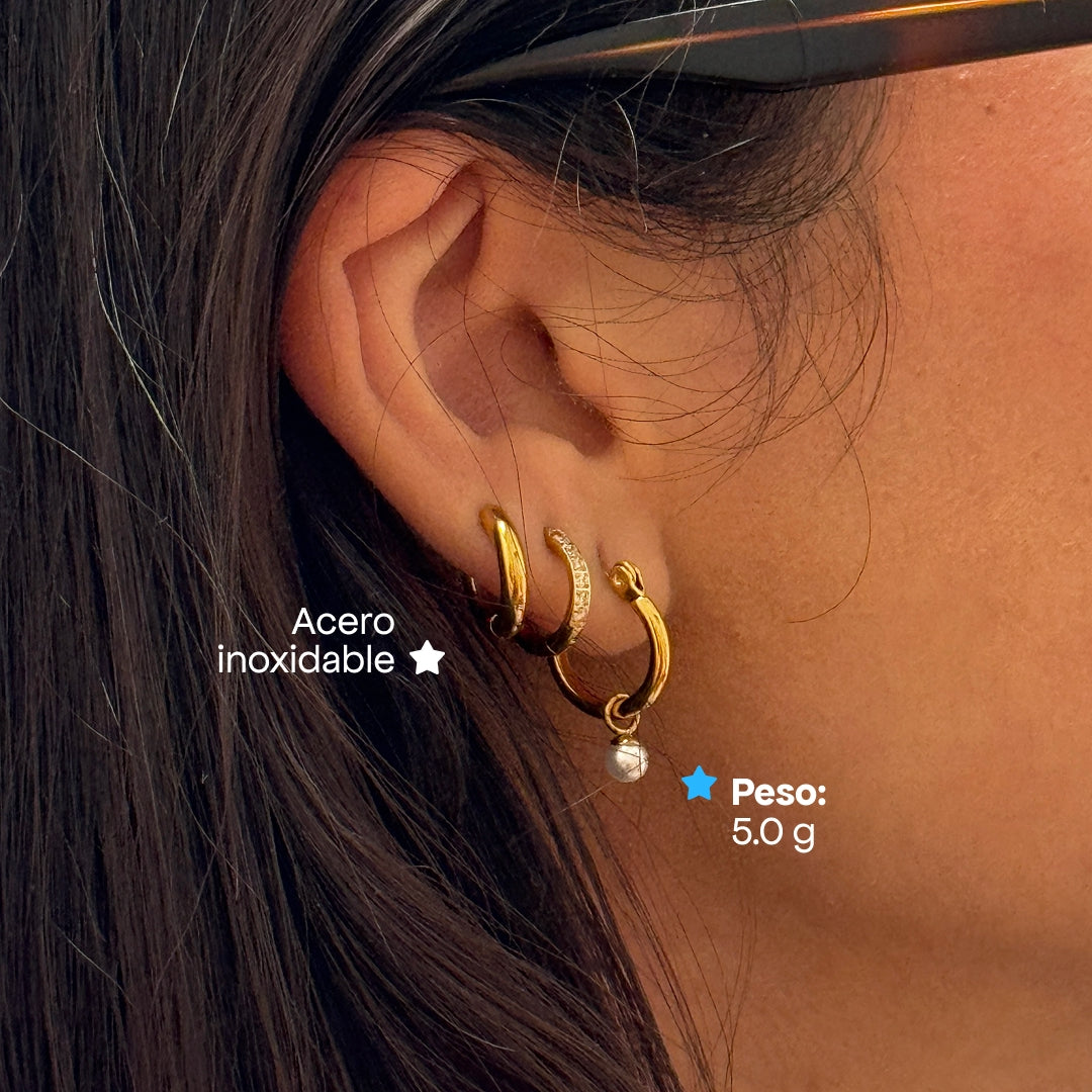 Comprar Set Aretes Malik en Joyería Chabacano