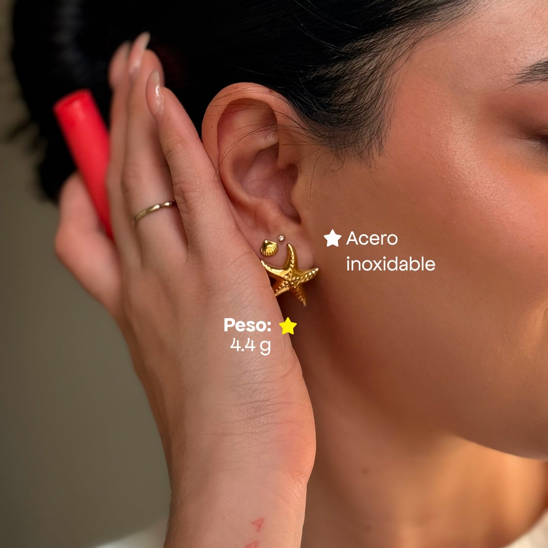 Comprar Set Aretes Waves en Joyería Chabacano