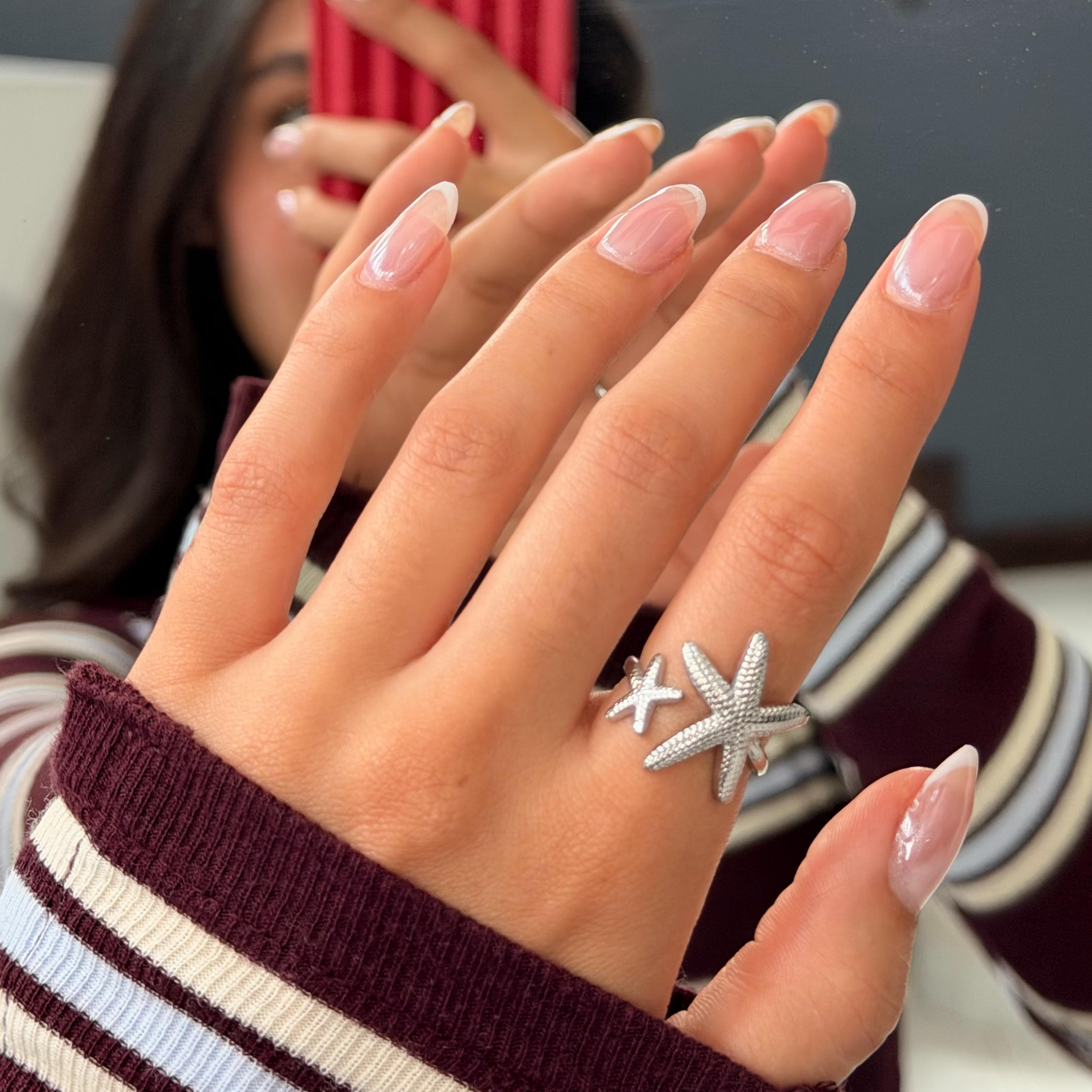 Comprar Anillo Ajustable Starfish Plata en Joyería Chabacano