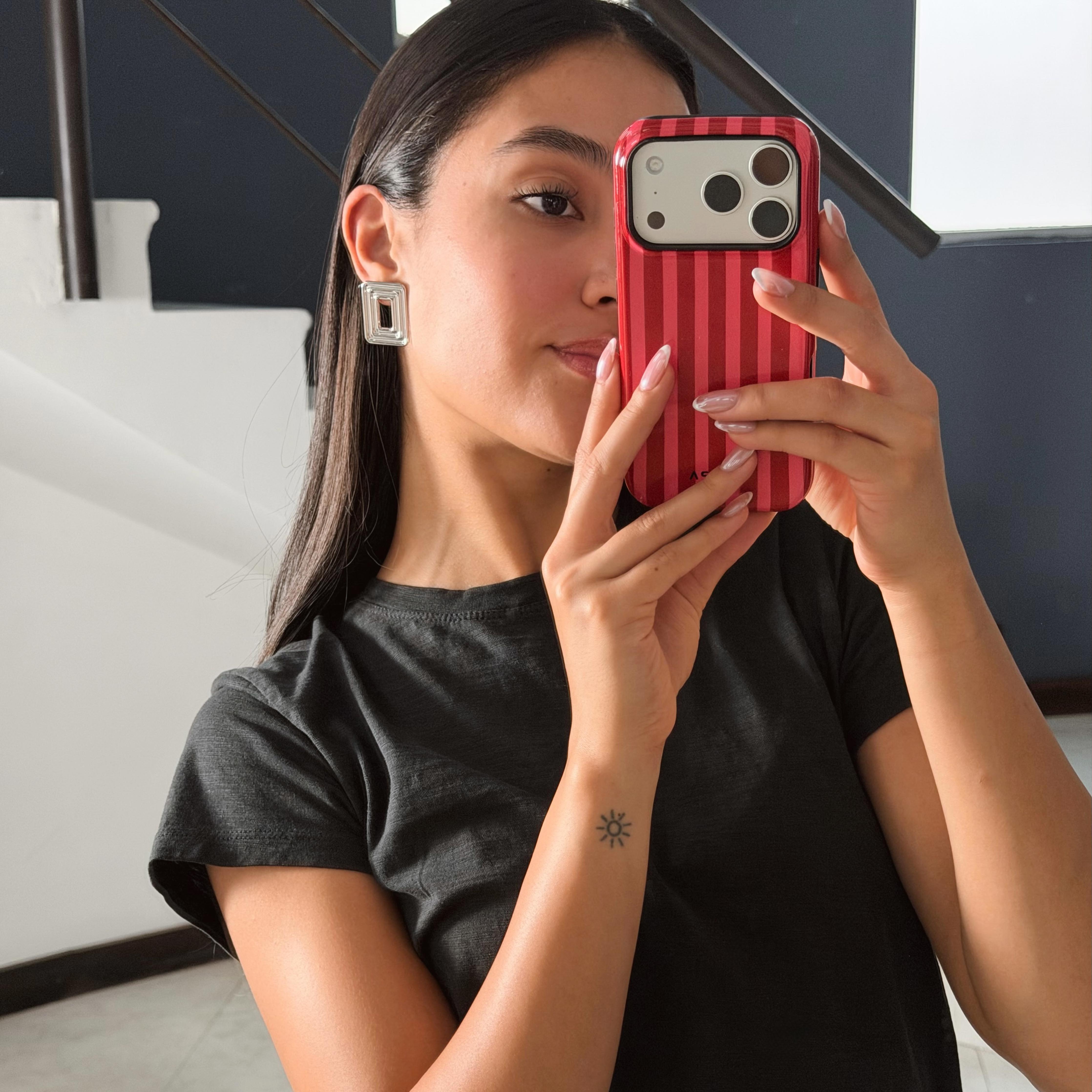 Comprar Aretes Frame Plata en Joyería Chabacano