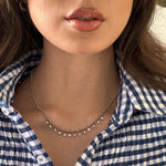 Comprar Collar Amelie Plata en Joyería Chabacano