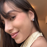 Comprar Aretes Danna Plata + Zirconia en Joyería Chabacano