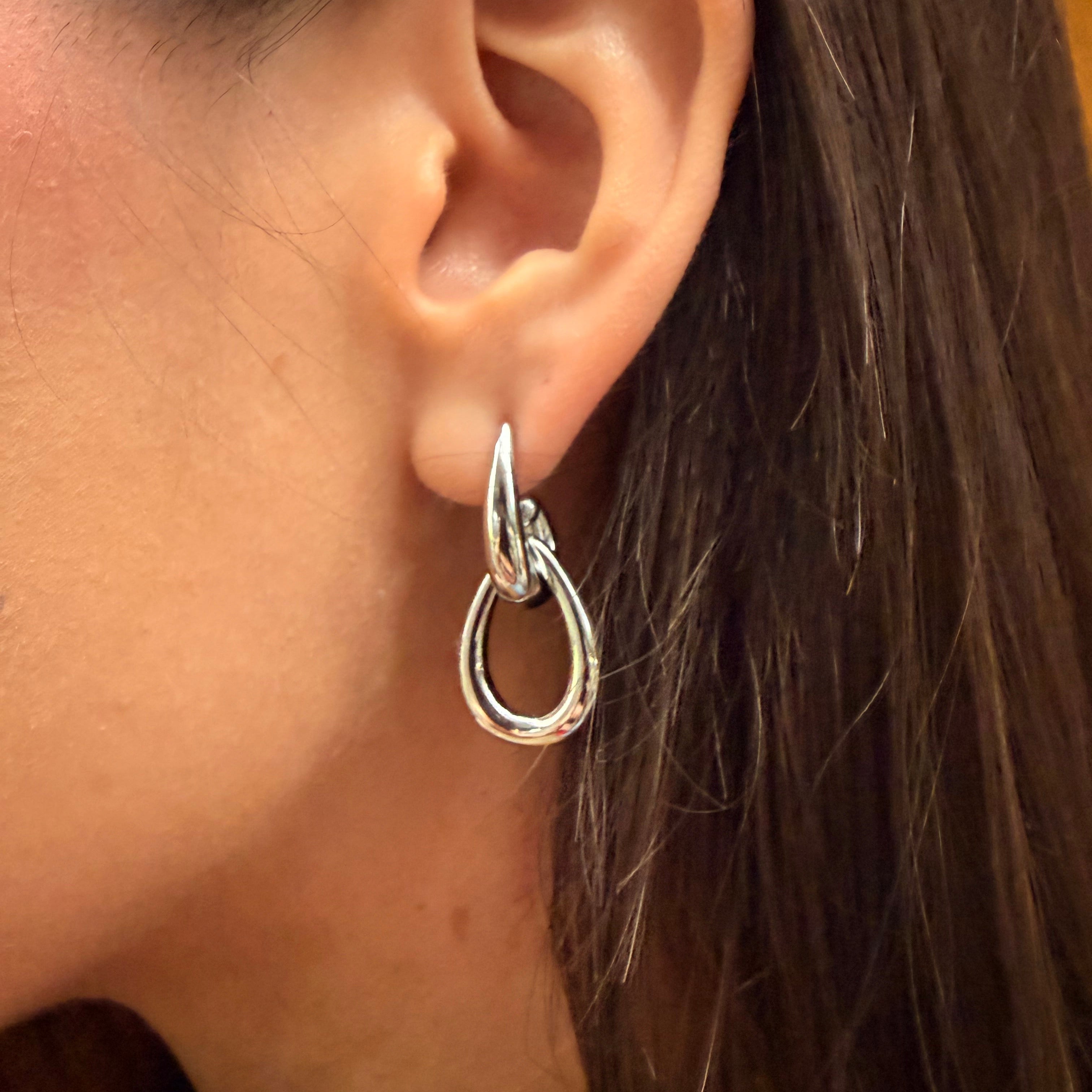Comprar Aretes Ocre Plata en Joyería Chabacano