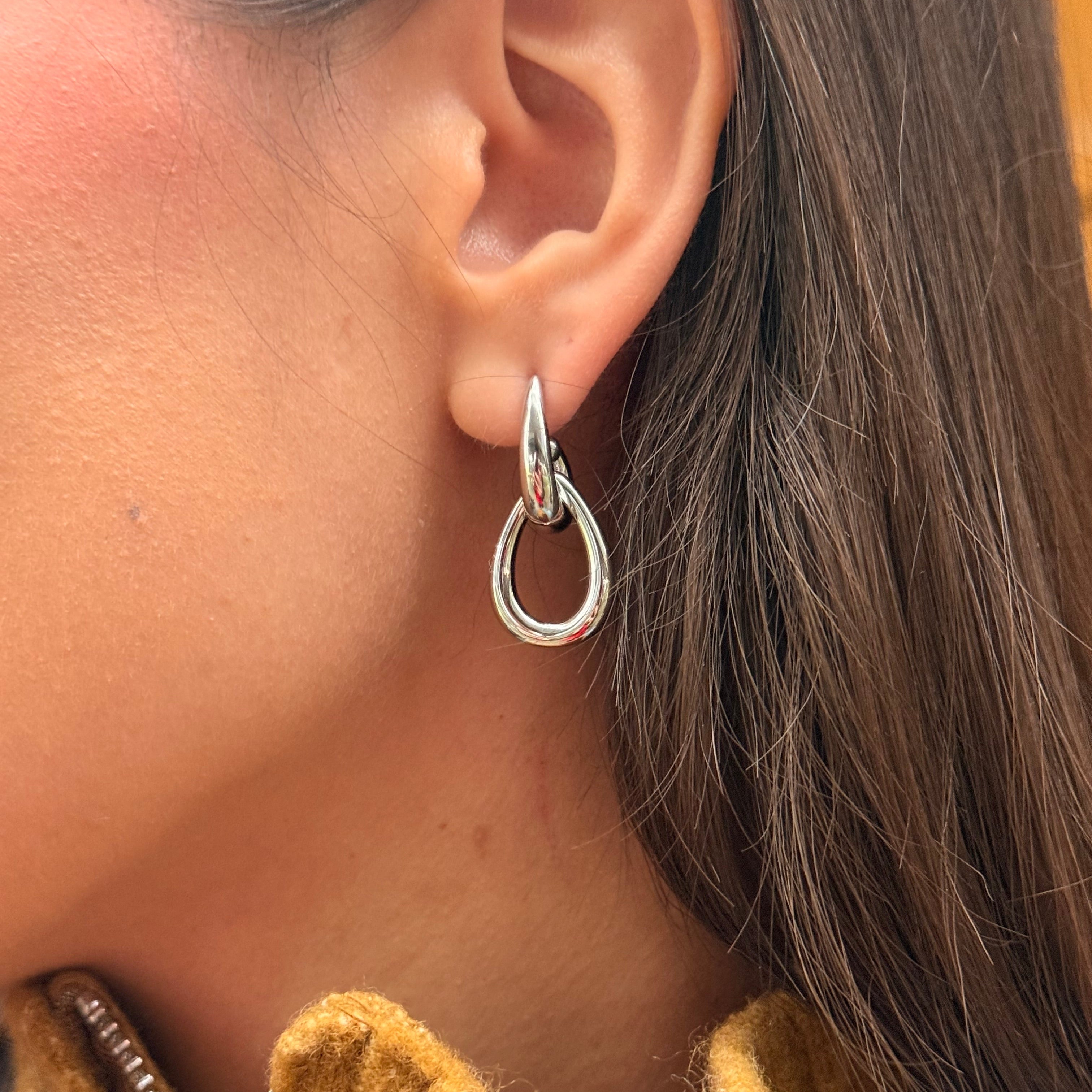 Comprar Aretes Ocre Plata en Joyería Chabacano