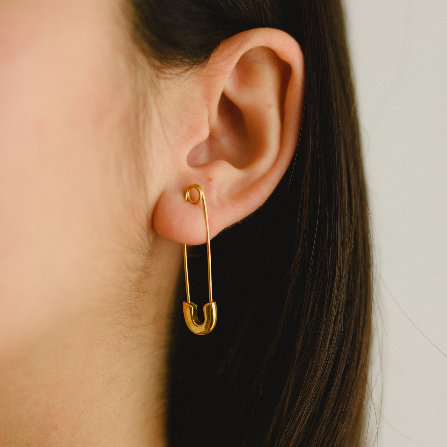 Aretes Safety Pin Classy